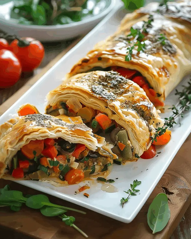 Savory Veggie Strudel