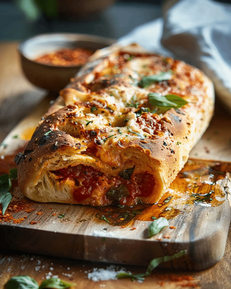 Scaccia Ragusana: Sicilian Stuffed Bread