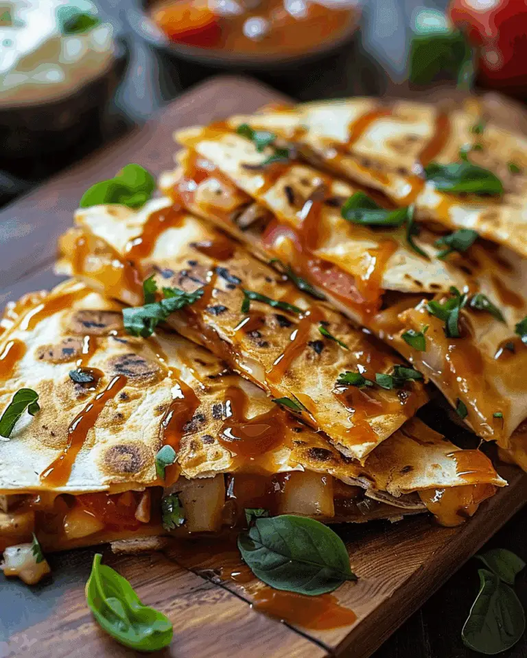 Simple Neapolitan Quesadillas