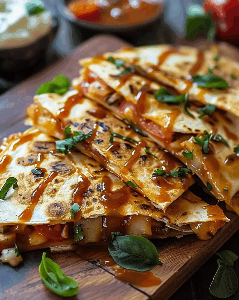 Simple Neapolitan Quesadillas