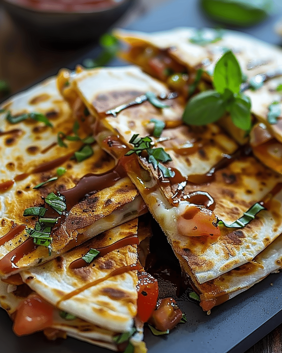 Simple Neapolitan Quesadillas