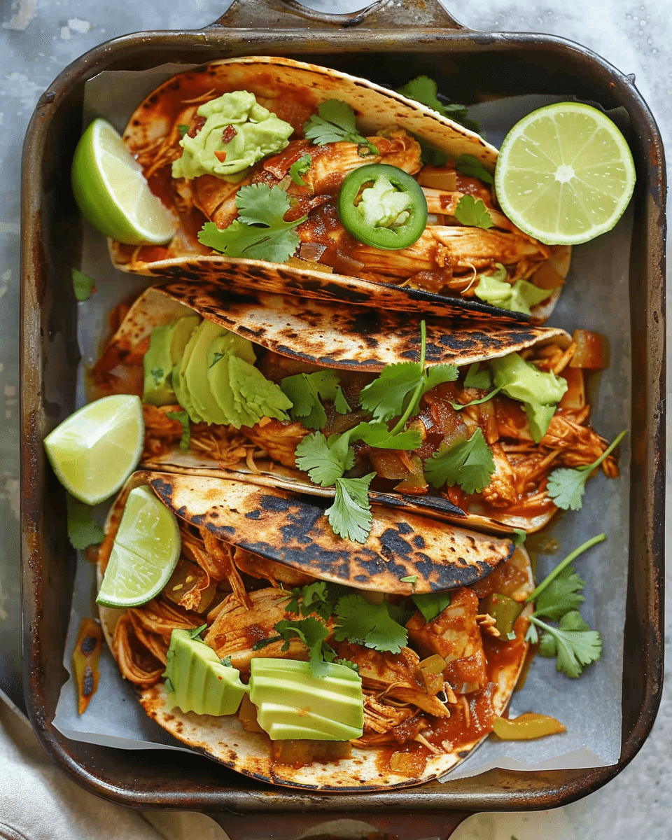 Slow Cooker Chicken Tacos