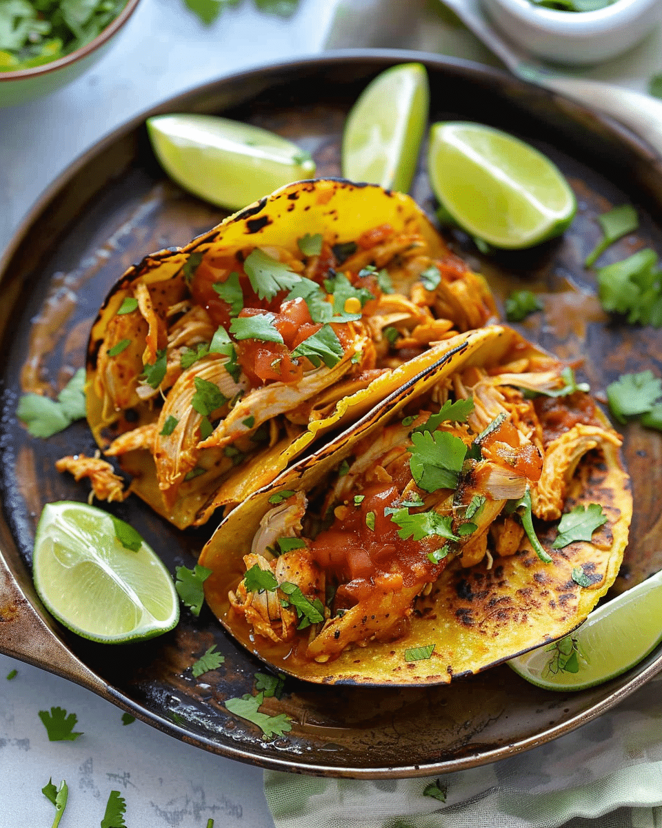 Slow Cooker Chicken Tacos