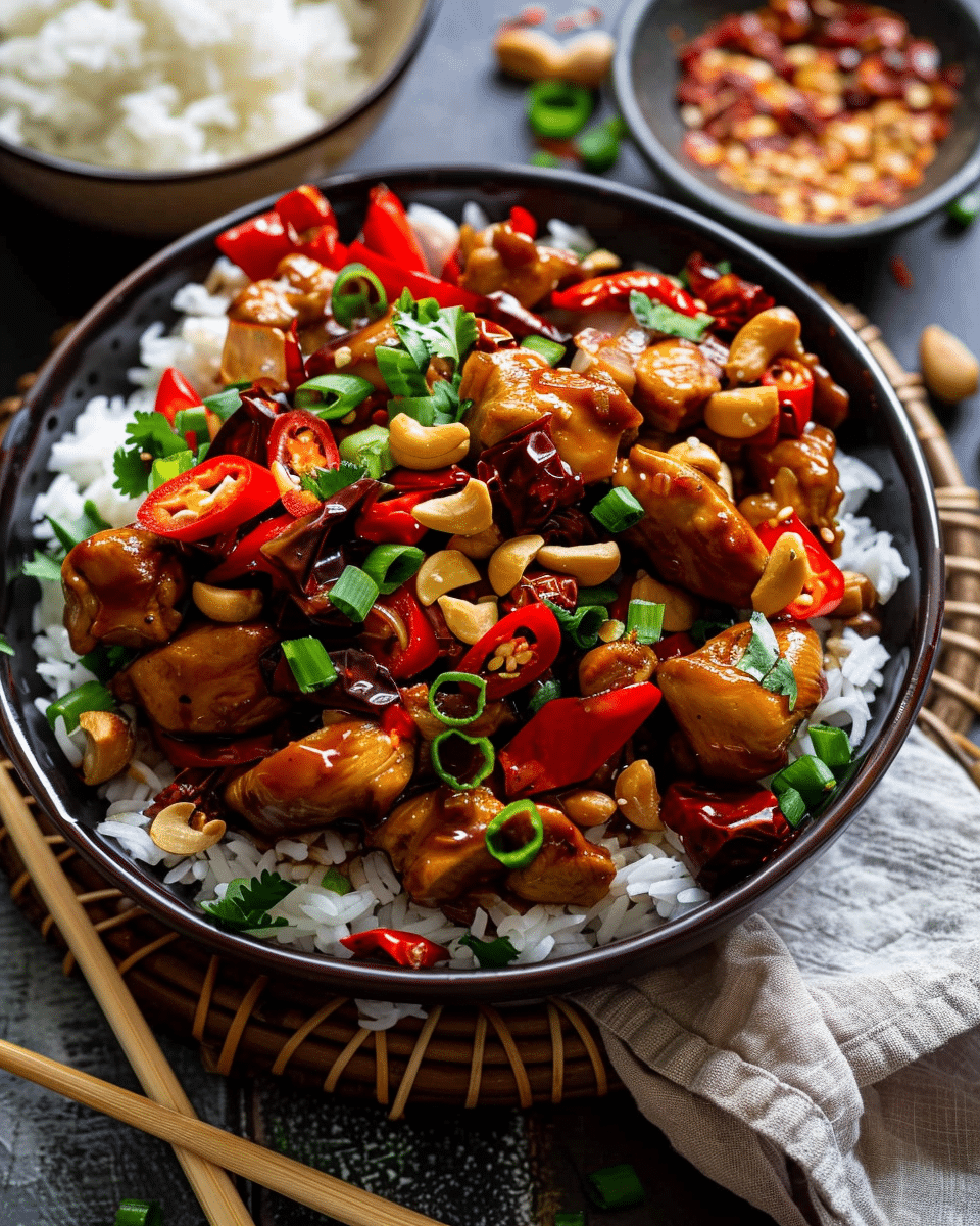 Slow Cooker Kung Pao Chicken Recipe