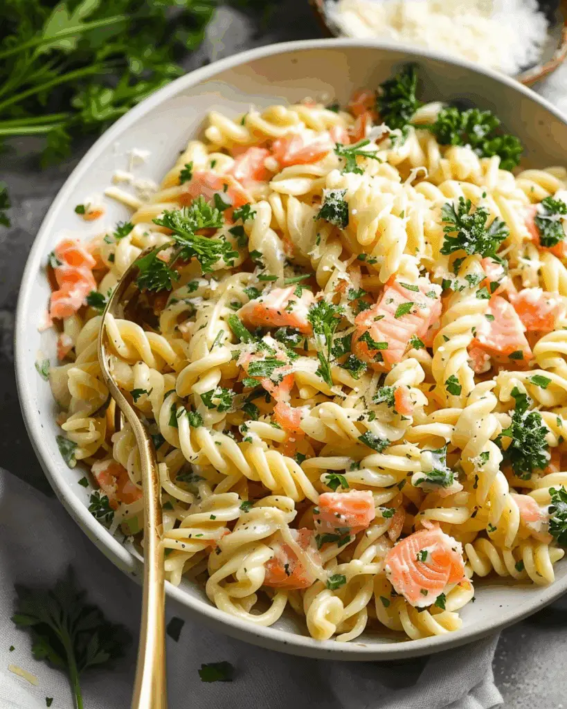 Smoked Salmon Pasta {10 Minute Meal}