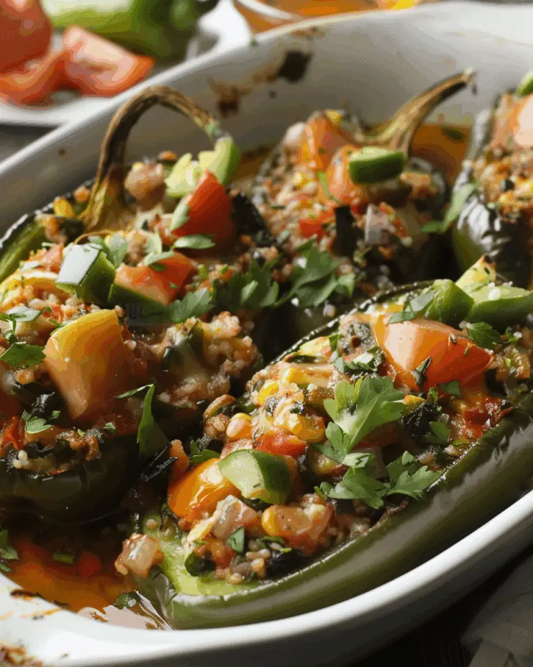 Southwest Stuffed Poblano Peppers Recipe