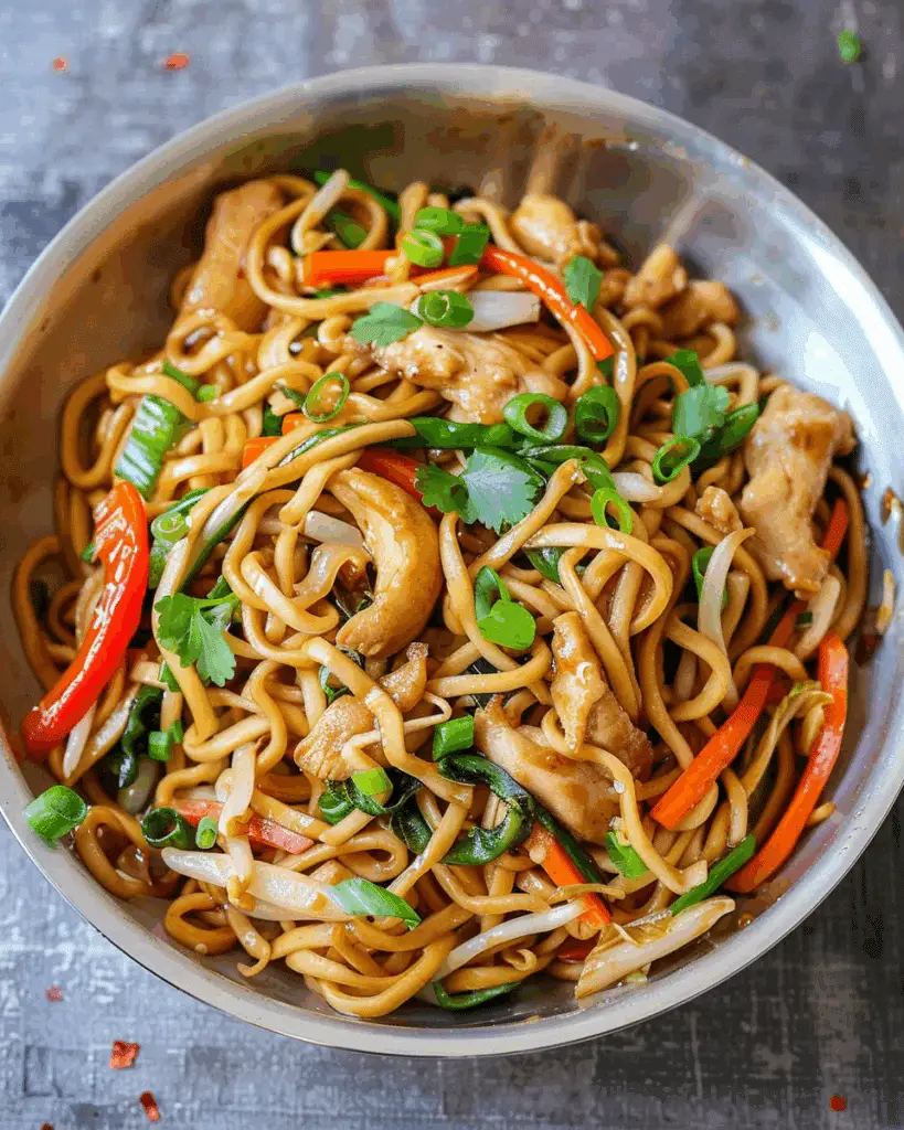 Chicken Lo Mein Recipe