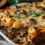 Tasty Loaded Potato Meatloaf Casserole