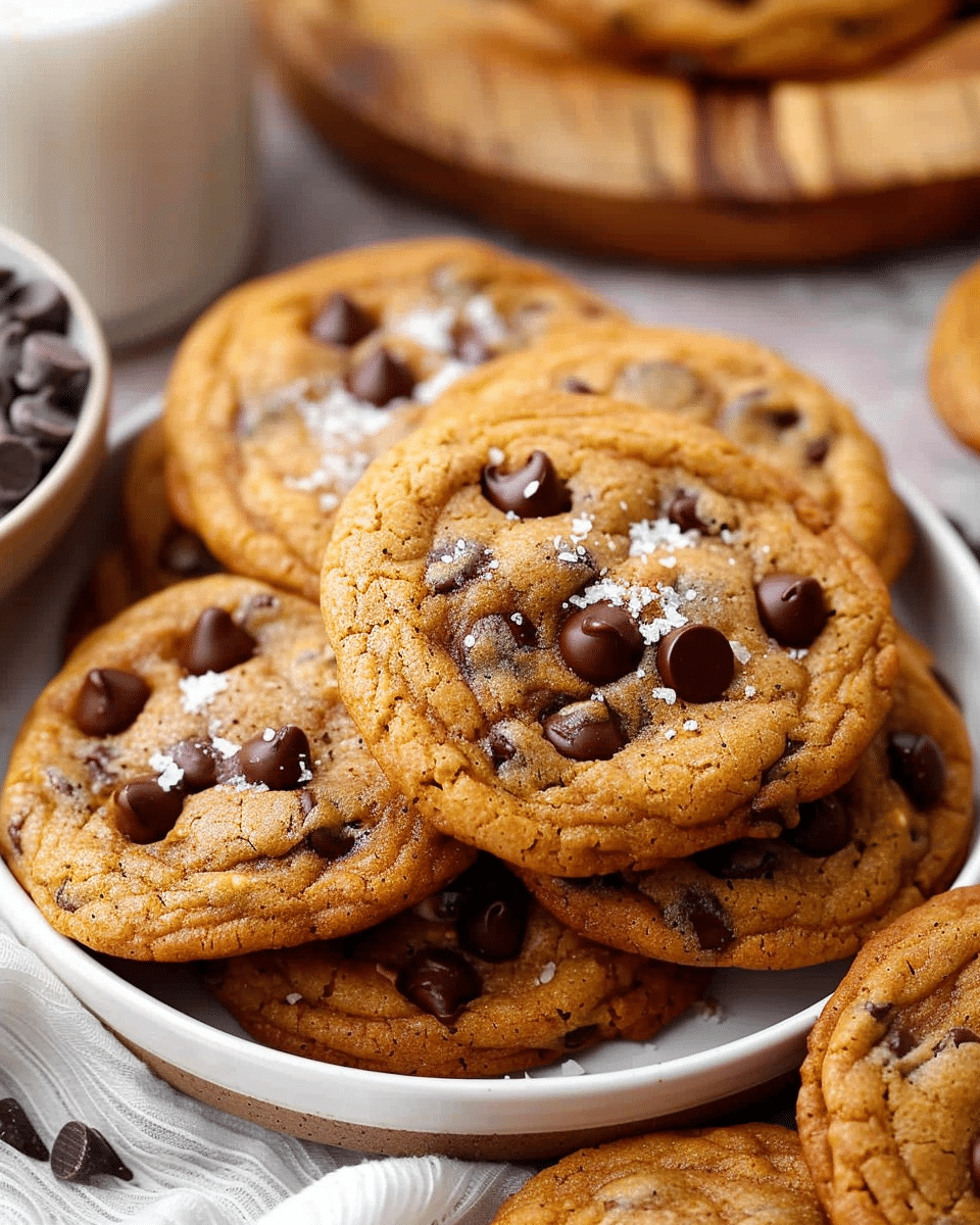 Chewy Pumpkin Chocolate Chip Cookies