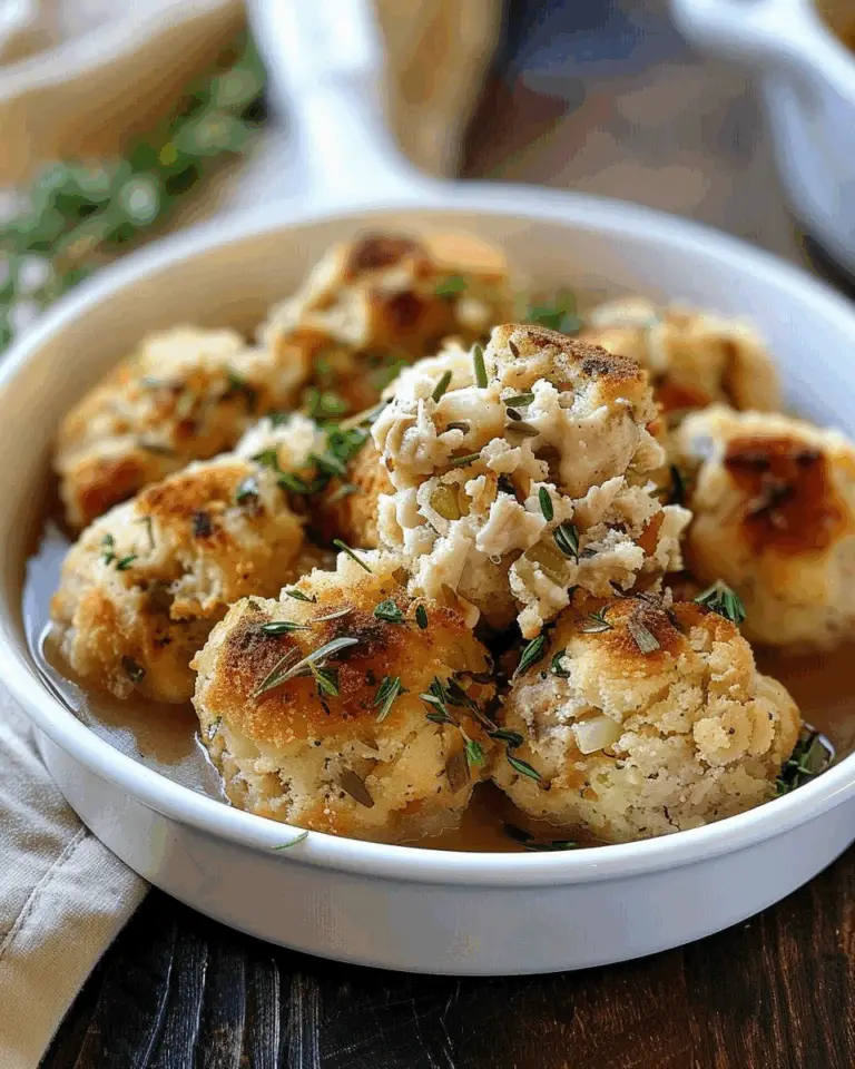 Turkey Stuffing Balls