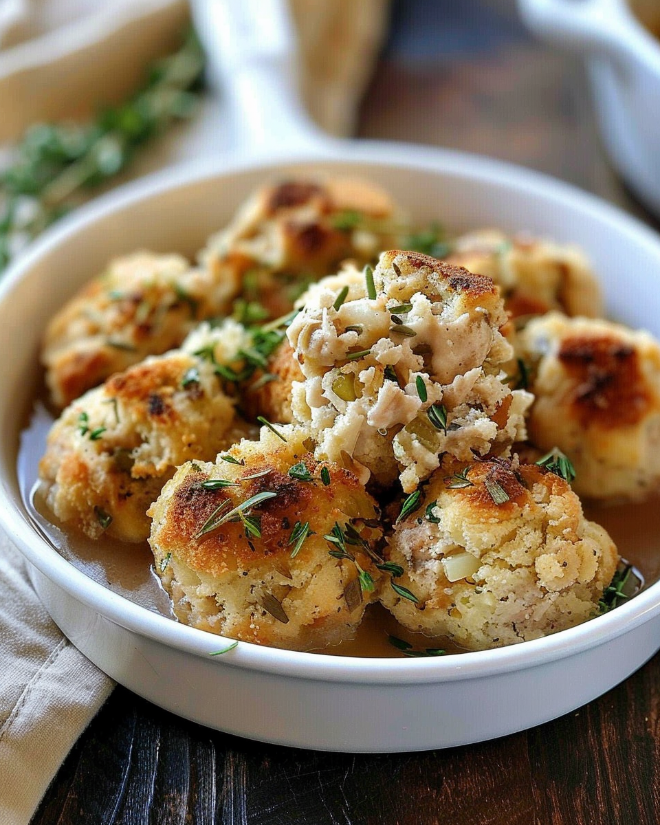 Turkey Stuffing Balls