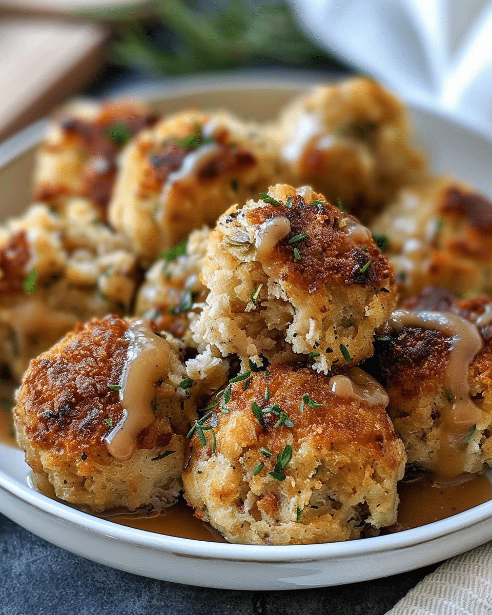Turkey Stuffing Balls