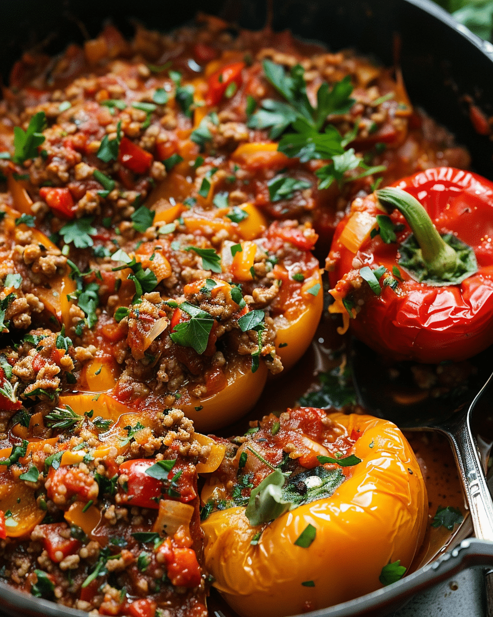 Unstuffed Peppers Recipe