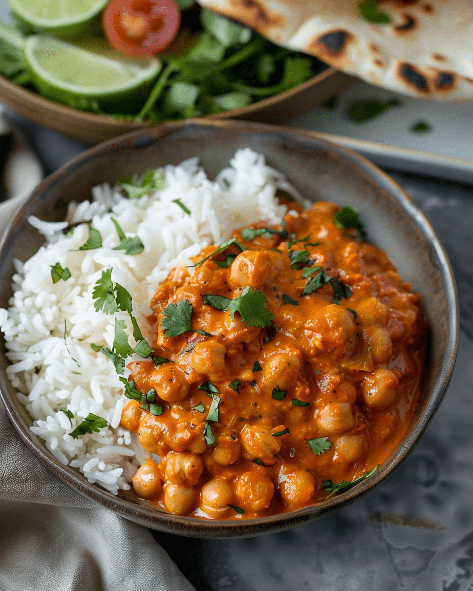 Vegetarian Chickpea Tikka Masala