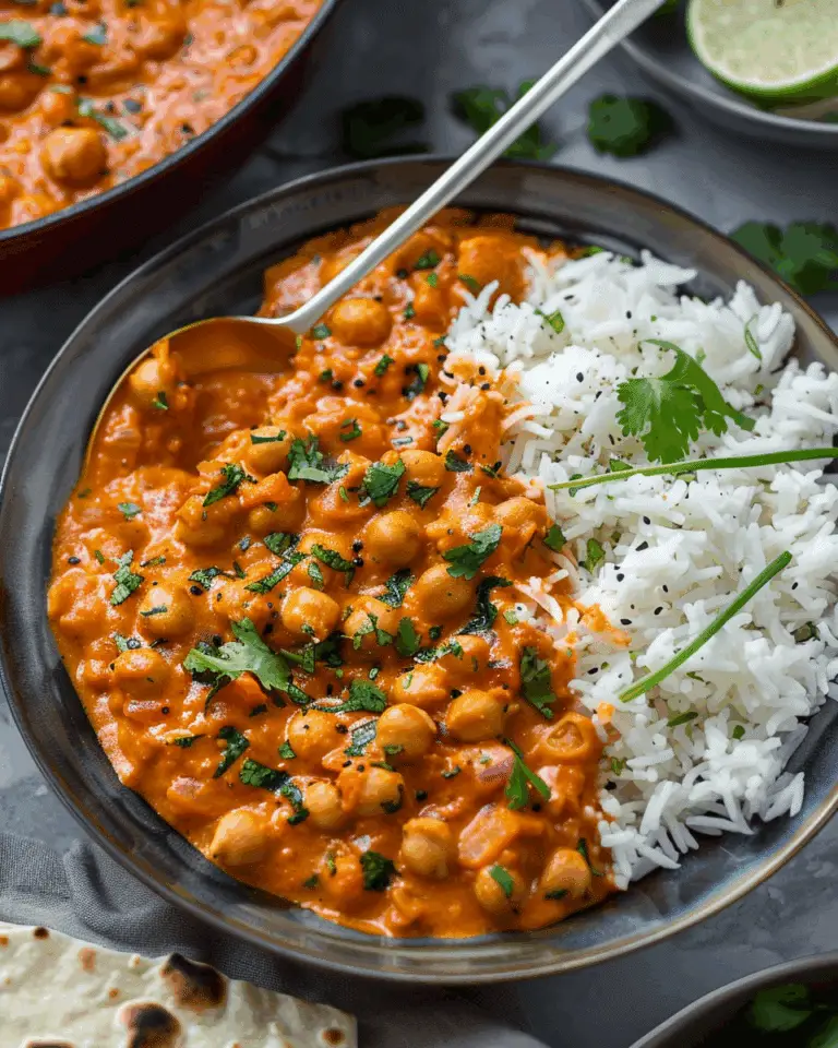 Vegetarian Chickpea Tikka Masala