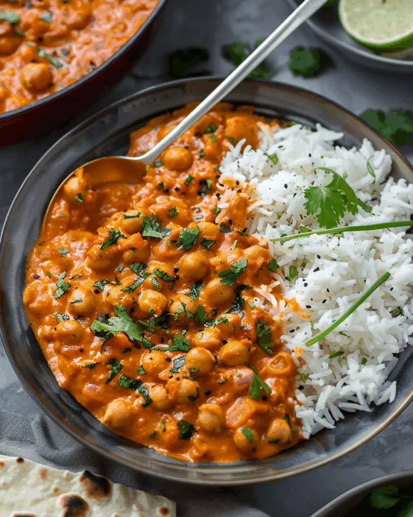 Vegetarian Chickpea Tikka Masala