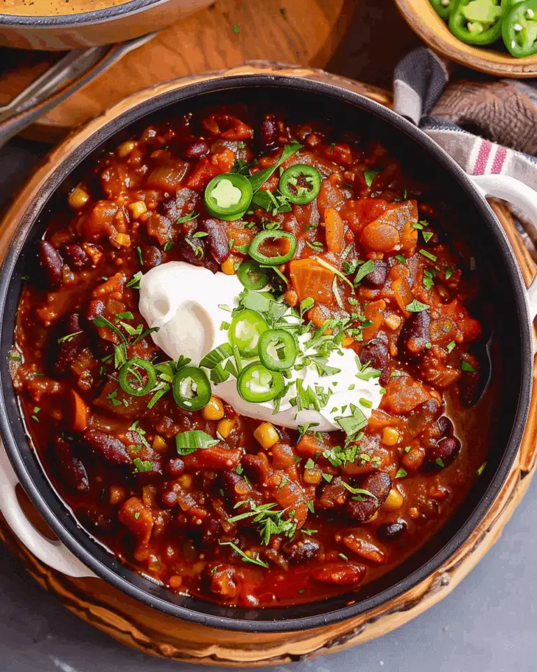Vegetarian Chilli {Easy & Delicious!}