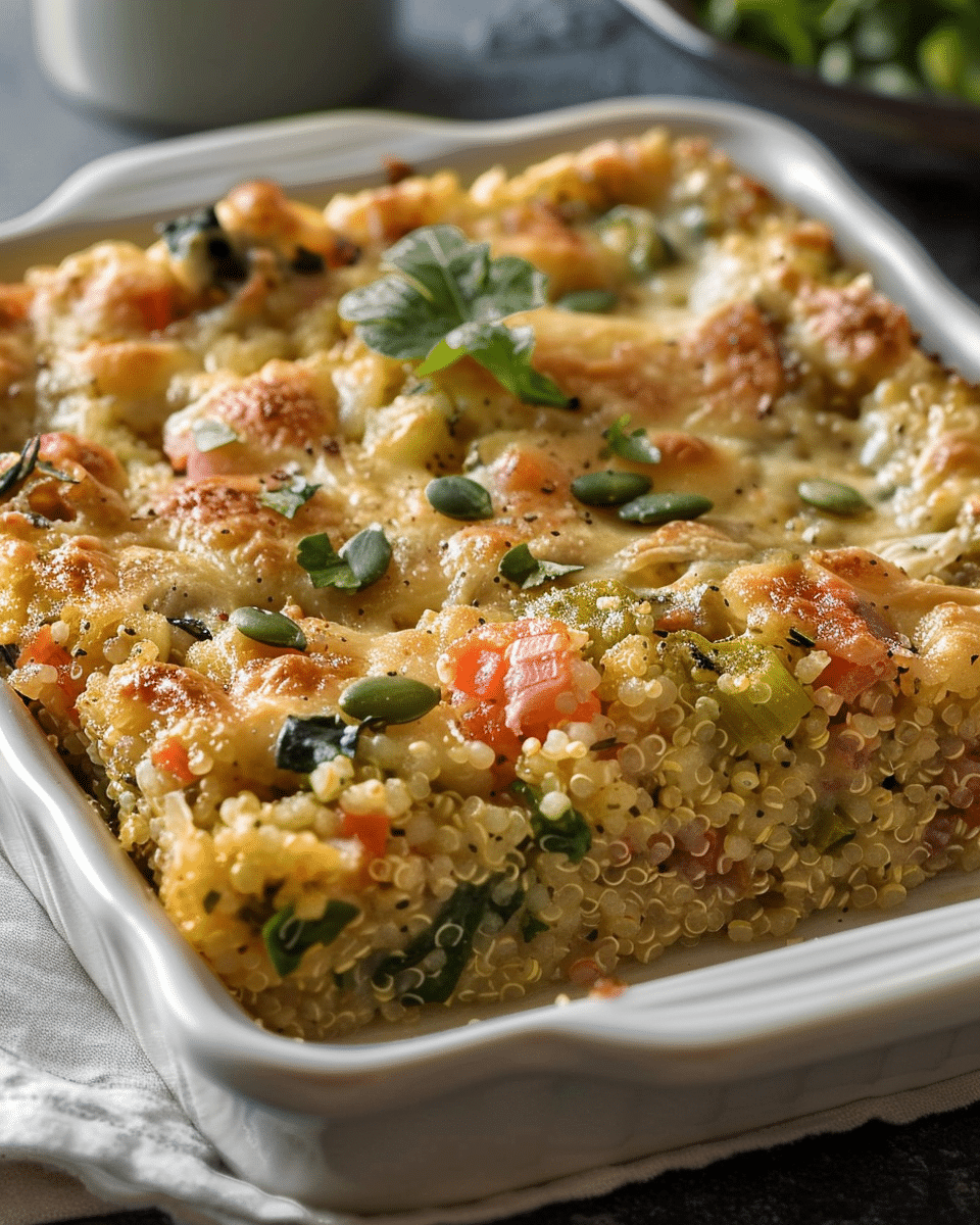 Veggie-Packed Quinoa Casserole Recipe