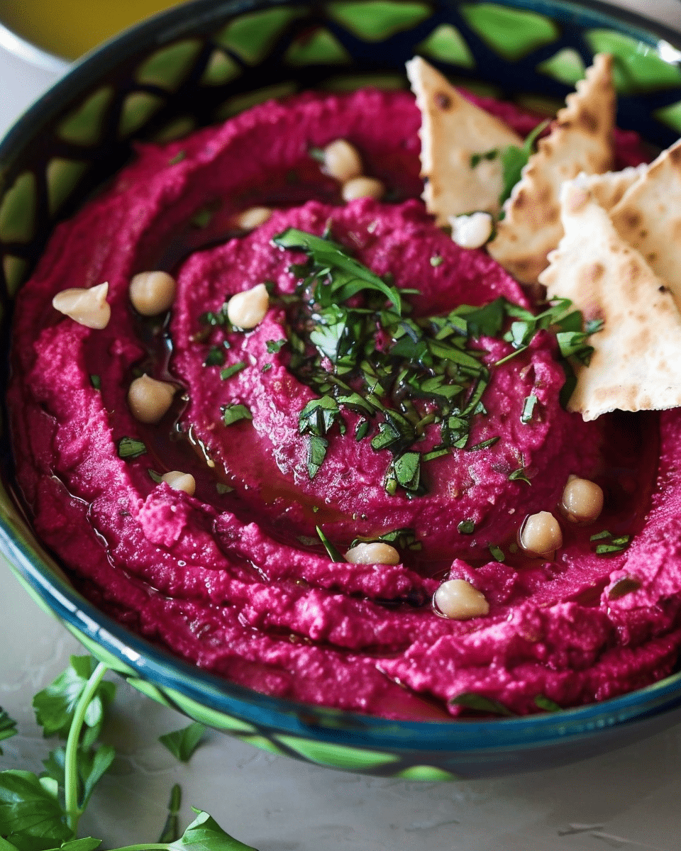 Fresh Beetroot Hummus