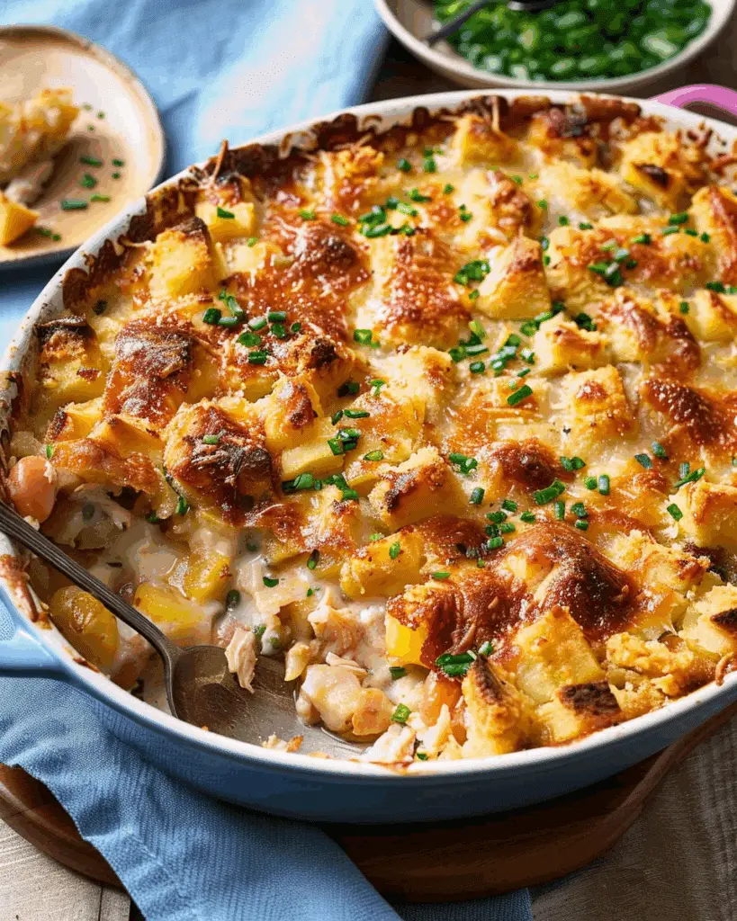 5-Ingredient Chicken Pie with Parmentier Potato Topping