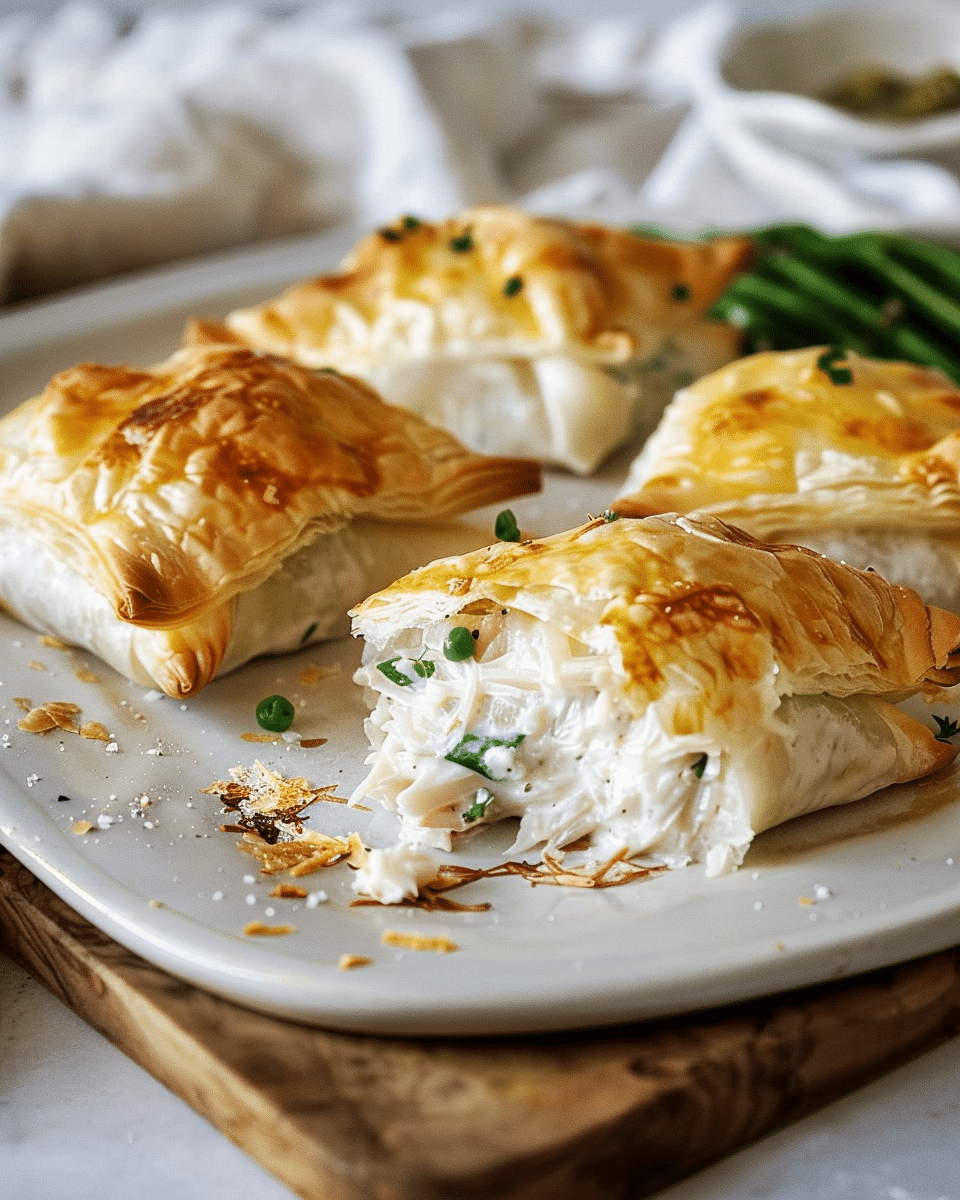 Air Fryer Tuna Mornay Parcels