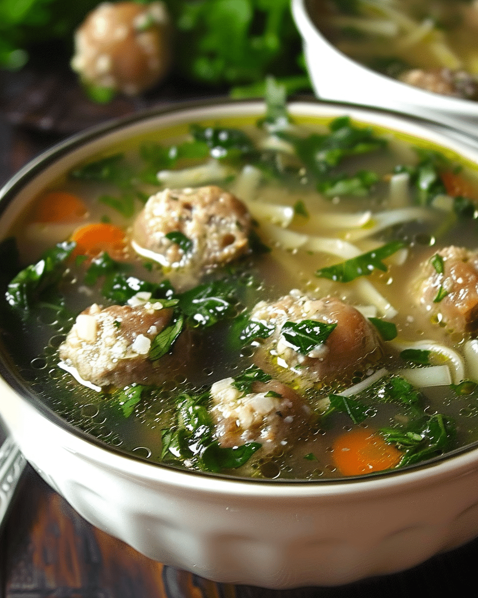 Authentic Italian Wedding Soup Recipe