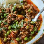 Beef Mince and Pea Stew