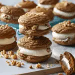 Brittle Nut Gingersnap Whoopie Pies