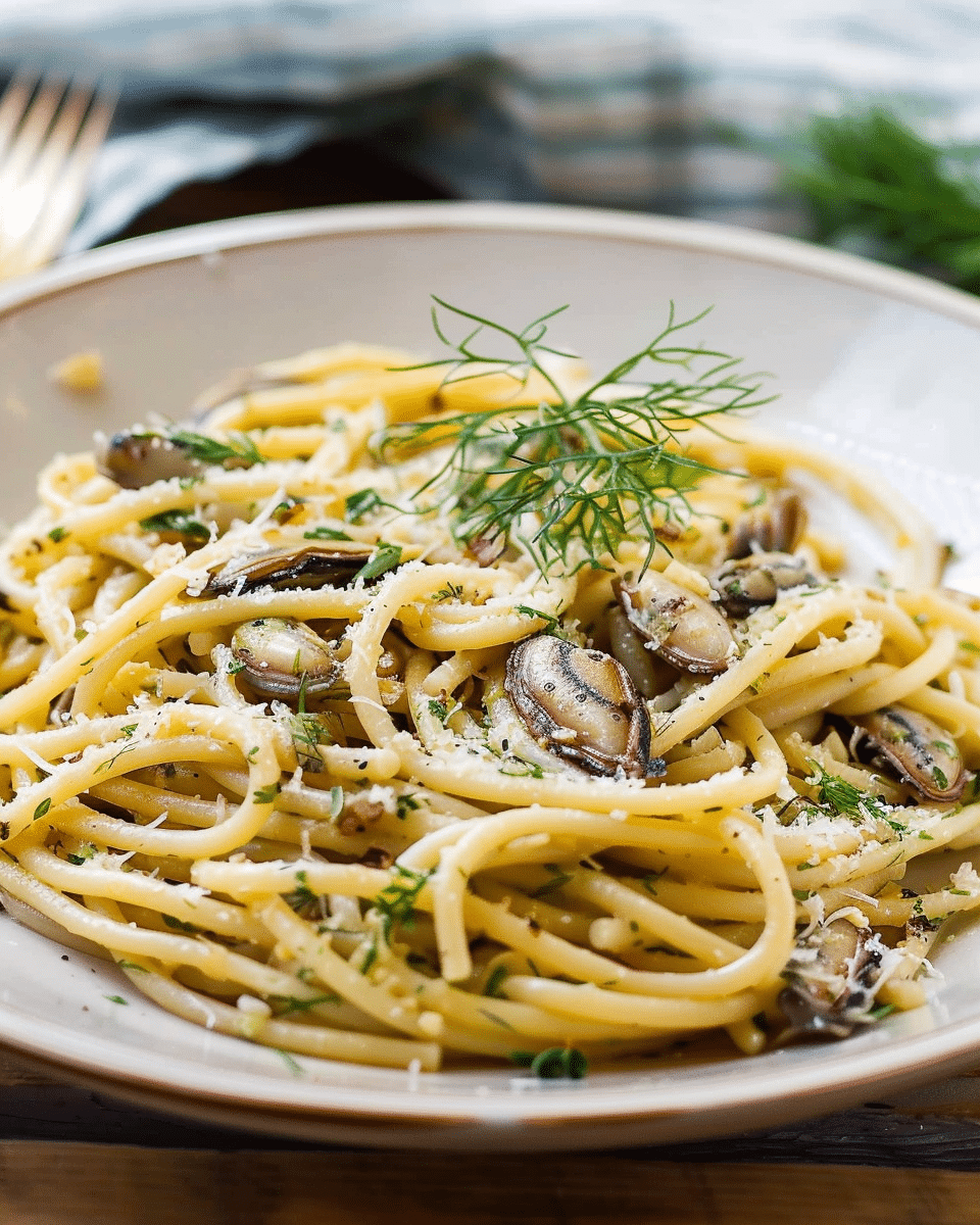 Bucatini with Sardines and Wild Fennel