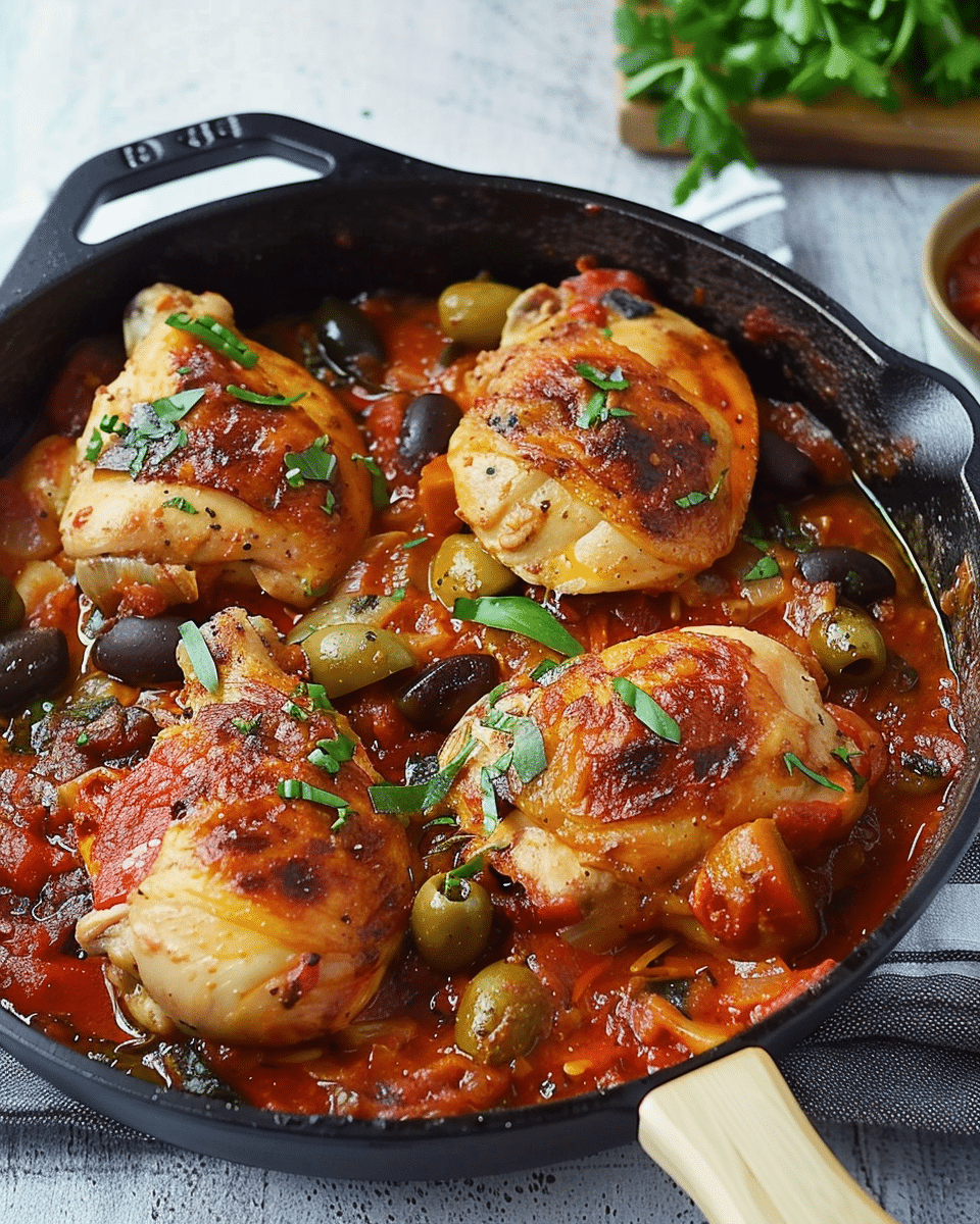 Chicken Puttanesca – Pollo alla Puttanesca