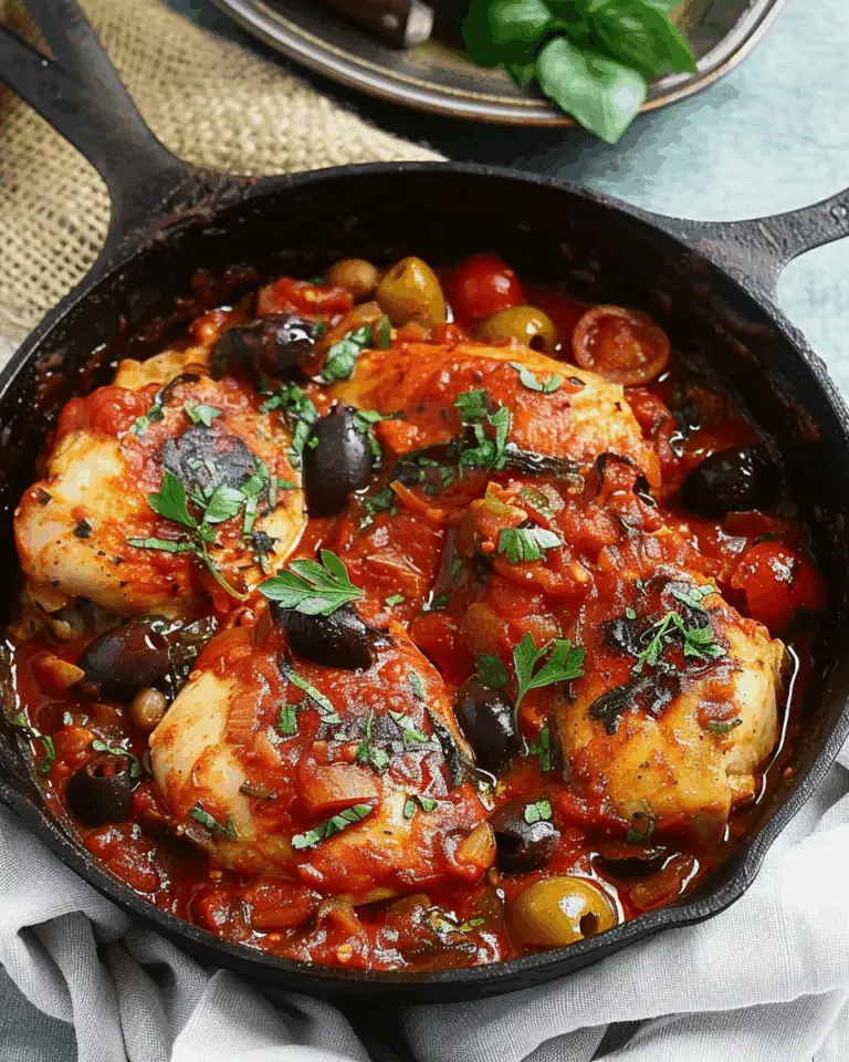 Chicken Puttanesca – Pollo alla Puttanesca