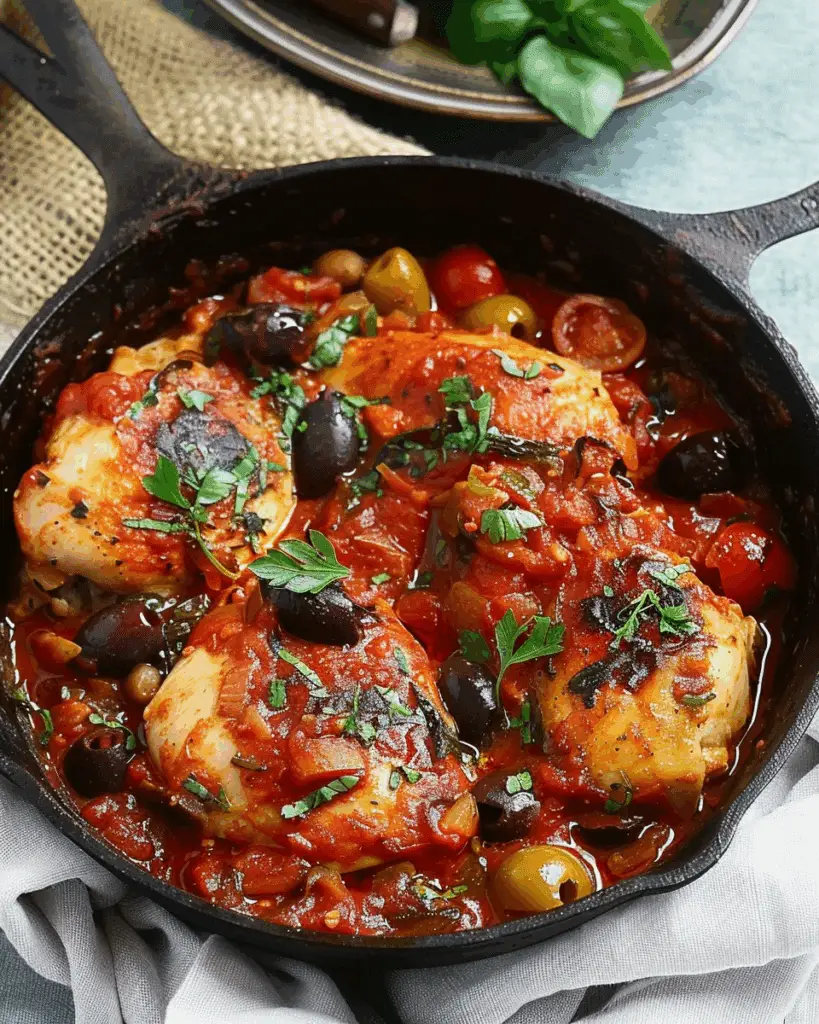 Chicken Puttanesca – Pollo alla Puttanesca