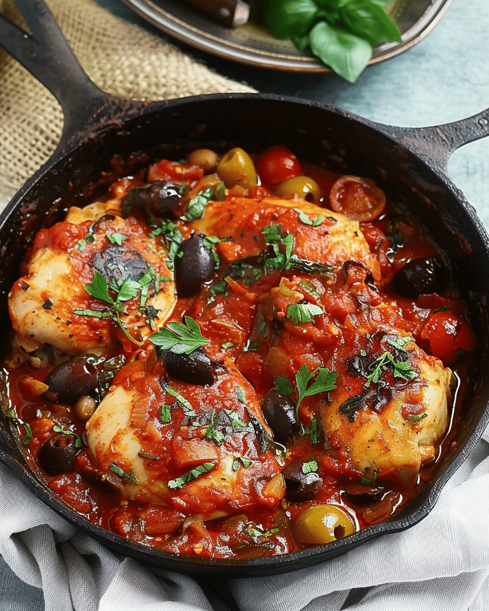 Chicken Puttanesca – Pollo alla Puttanesca