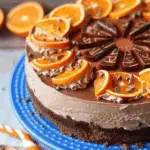 Chocolate Orange Cheesecake {No Bake Recipe}