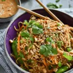 Cold Sesame Peanut Pasta Salad
