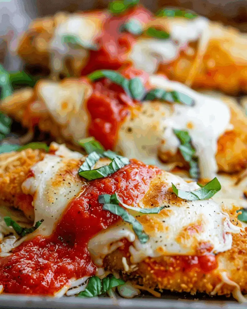 Crispy Fish Parmesan (Just Like Chicken Parmesan)