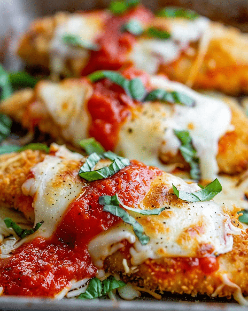 Crispy Fish Parmesan (Just Like Chicken Parmesan)