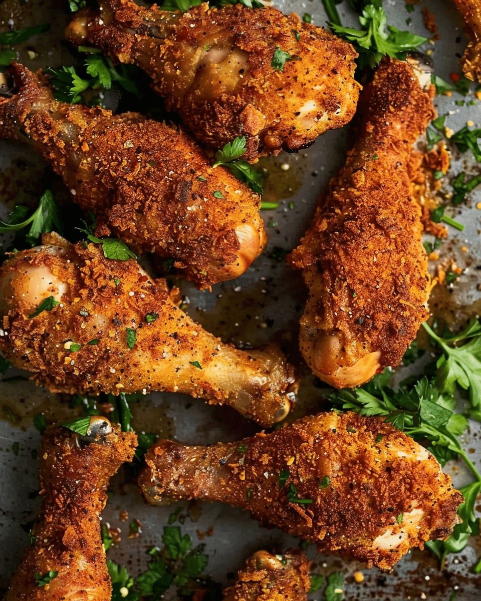 Crunchy Crumbed Chicken Drumsticks