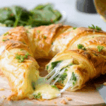 Easy Air Fryer Brie and Spinach Danish