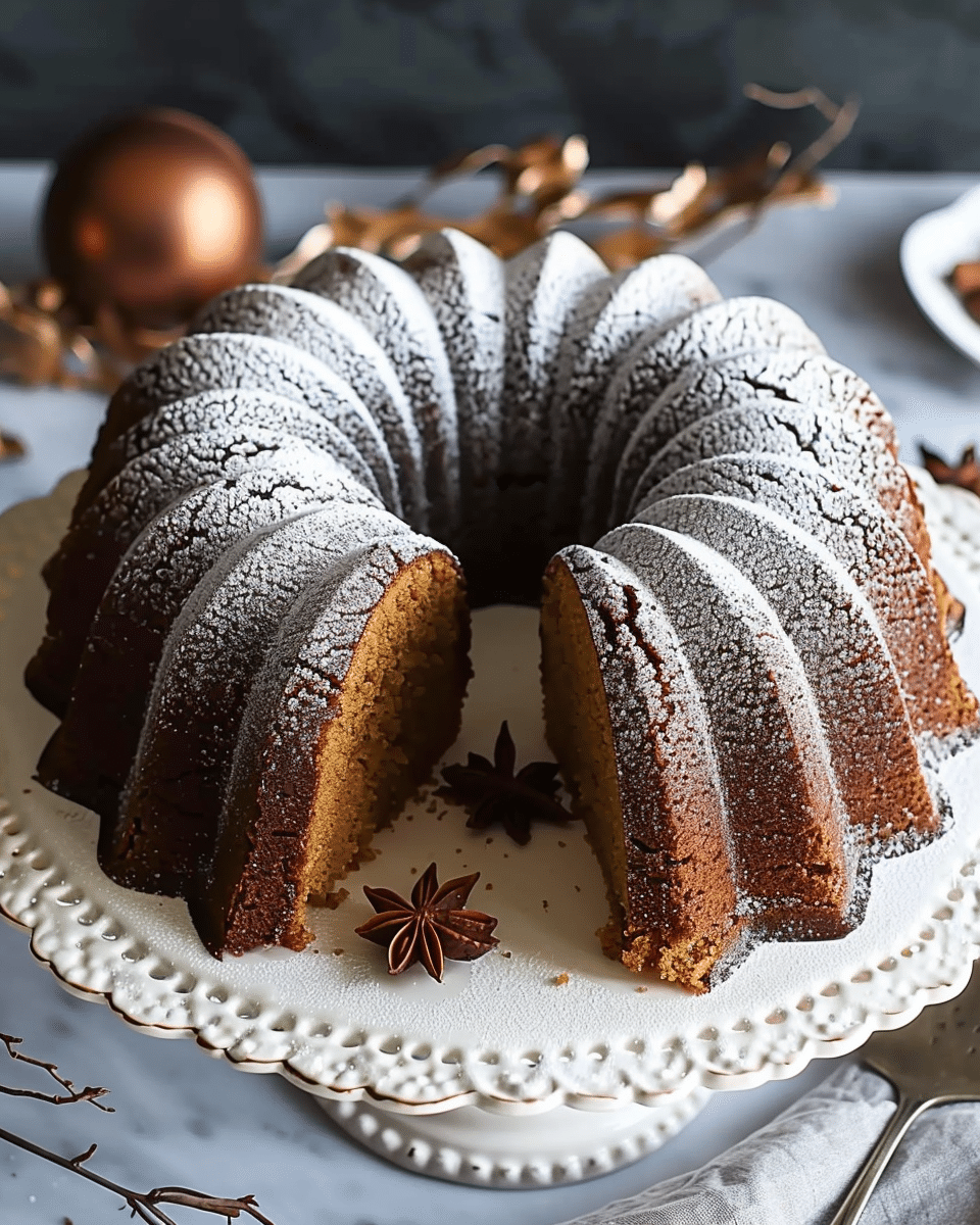 Gingerbread Bundt Cake