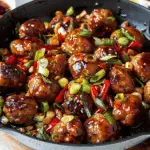Kung Pao Chicken Meatballs
