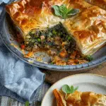 Lamb, Spinach & Filo Pie