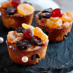 Mini Glace Fruit Cakes