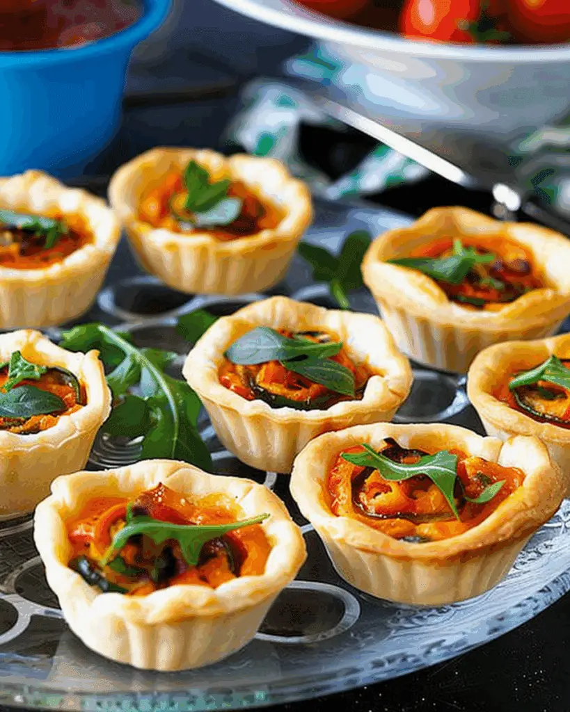 Mini Roasted Capsicum Tartlets