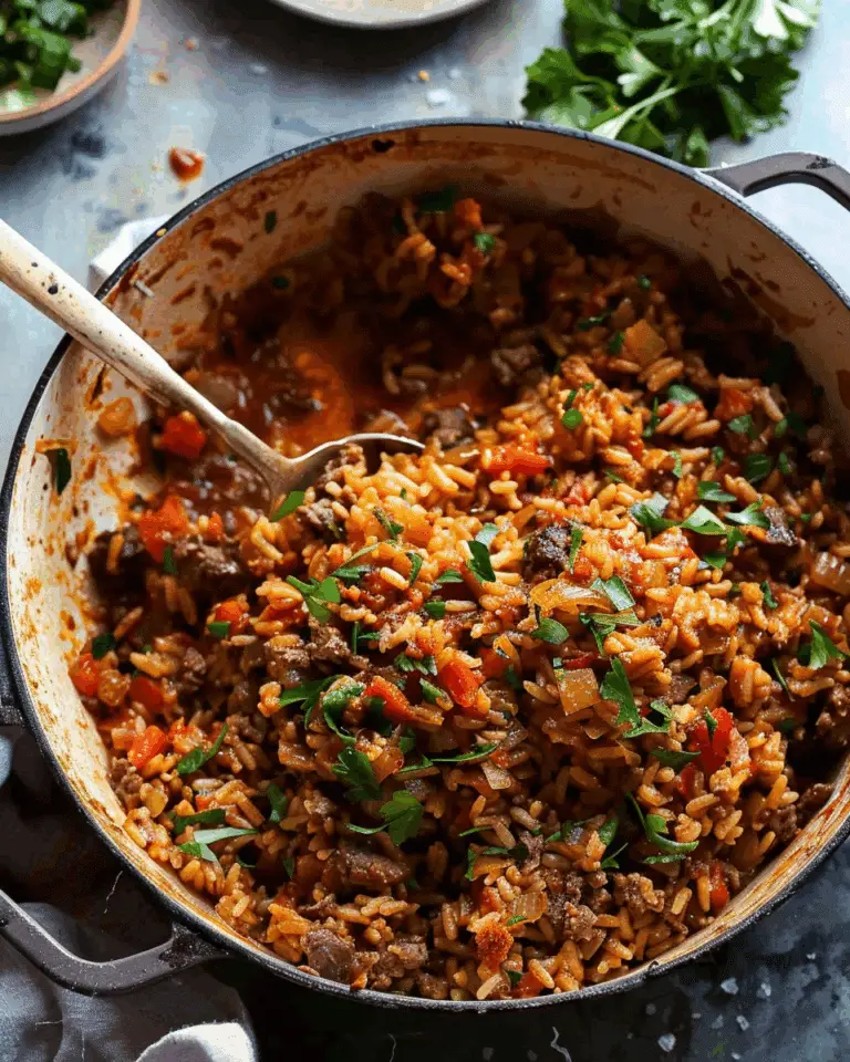 Moussaka Beef Rice Pilaf