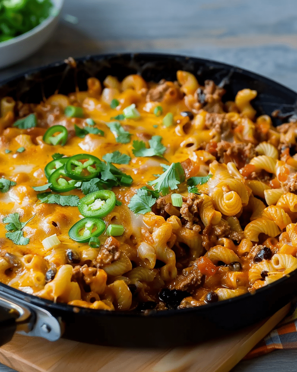 One-Pan Taco Mac and Cheese