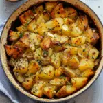 Crunchy Parmentier Potatoes {with Garlic and Herbs}