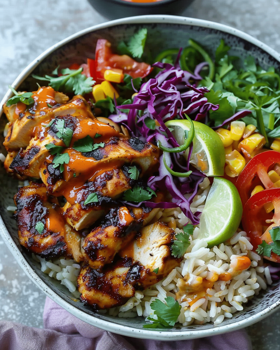 Peri Peri Chicken Bowls