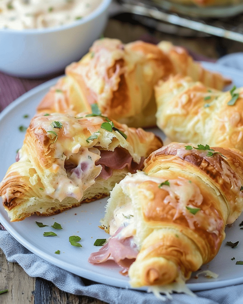 Reuben-Stuffed Crescent Rolls