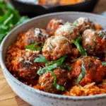 Risoni Mozzarella Meatballs